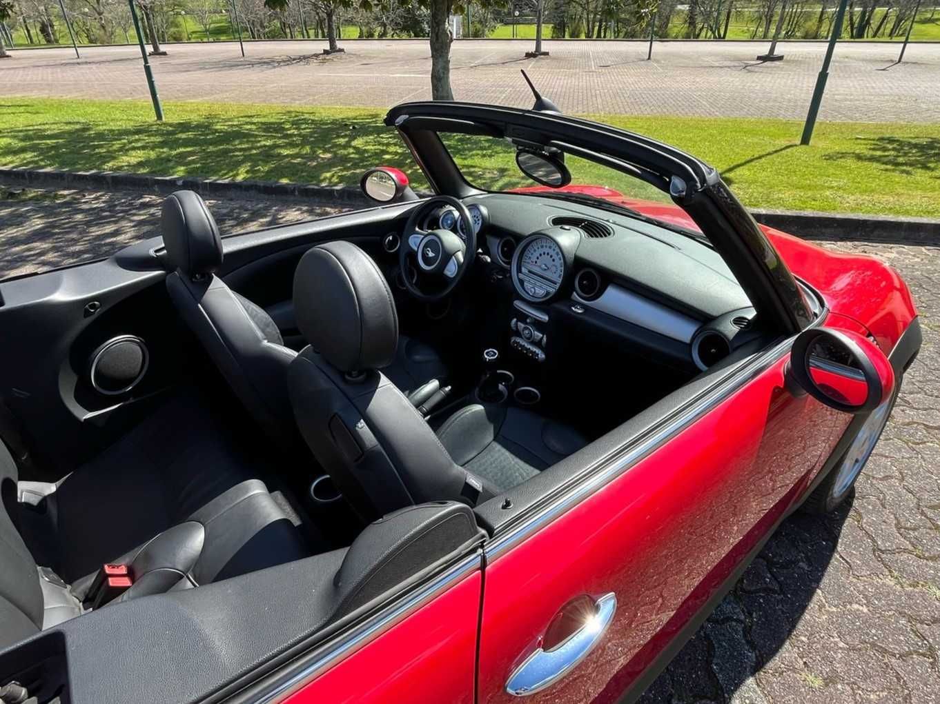 Mini Cooper Cabrio 1.6 2009 — Descapotavel Vermelho Impecável