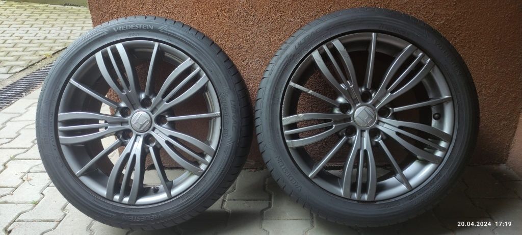 Alufelgi 5x114,3 R17 z oponami