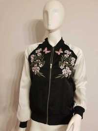 Bluza kurtka bomberka floral haft New Look