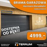 Brama garażowa Hormann RenoMatic 5000x2250mm **OD RĘKI** Super cena!