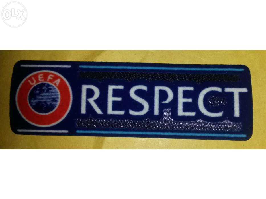 Respect - Respeito - logótipo uefa para árbitros e jogadores