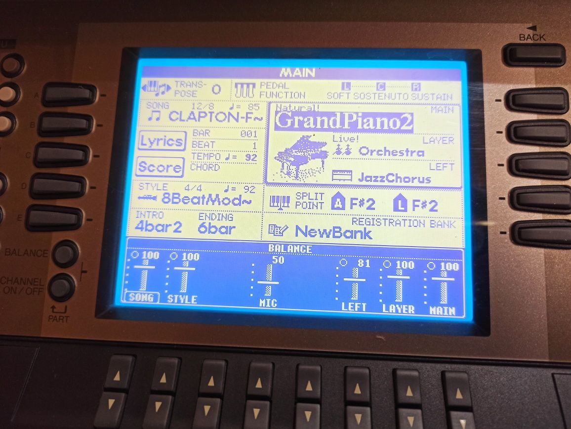 Clavinova Yamaha CVP-205 epiano.pl