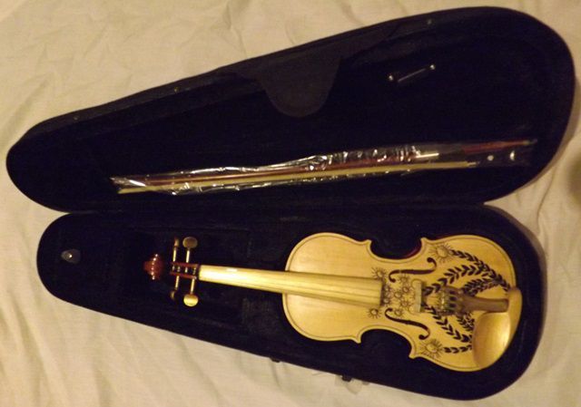 Violino da madeira personalizado
