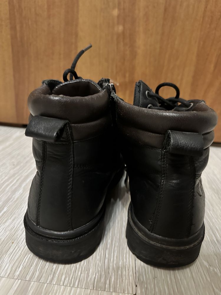 кожаные мужские ботинки faber