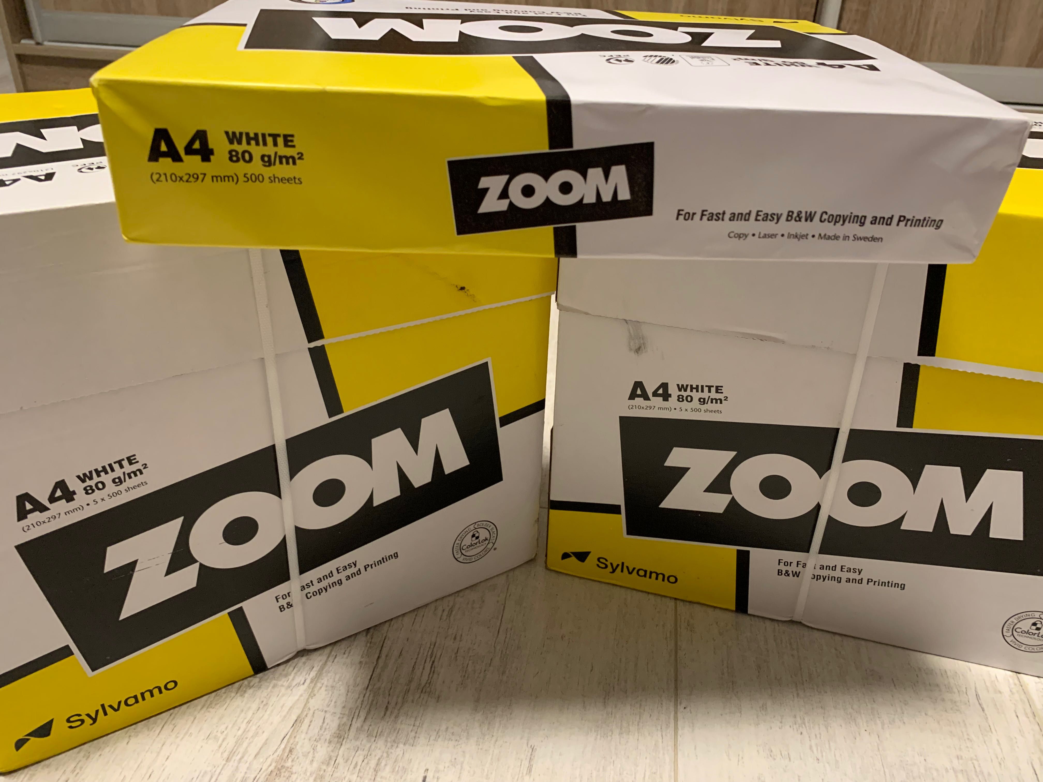 Бумага А4.   ZOOM папір А4 для принтер
