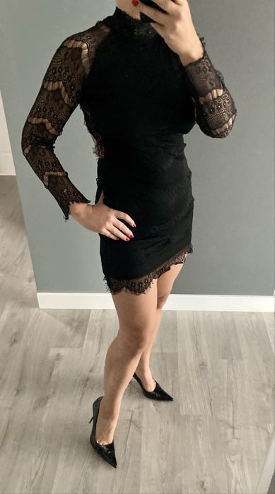 Sylwester !New Yorker sukienka impreza wesele, odsloniete plecy, S