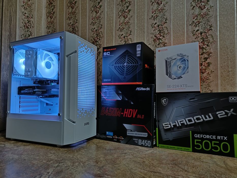 Новый Игровой Пк|Компьютер  Ryzen 5 5600|32GB|RTX 5050
