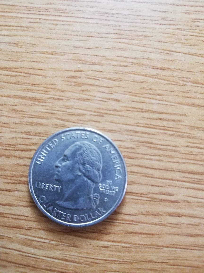 Moeda 1/4 dólar EUA 2002