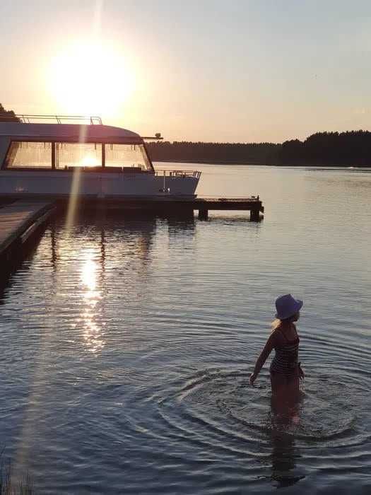 Mięta i Woda domek na Mazurach nad jeziorem | Balia z widokiem