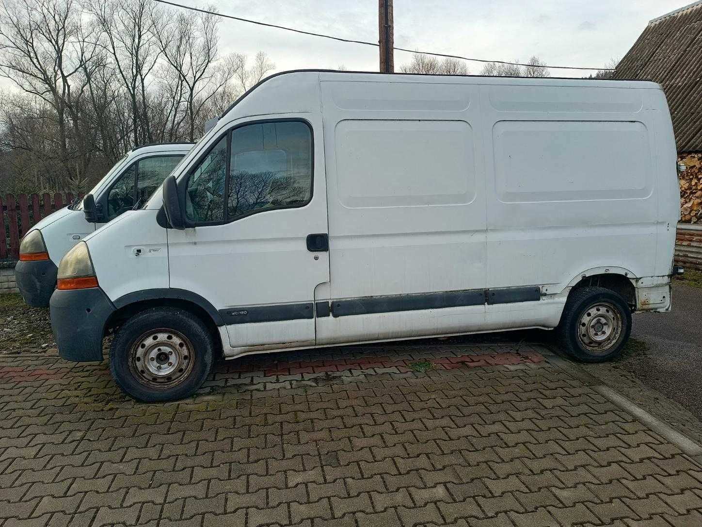 Renault master 2,5 dci 120  6 biegów, zarejestrowany wszystkie częsci