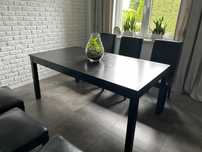 Duży stół (czarny brąz) Ikea