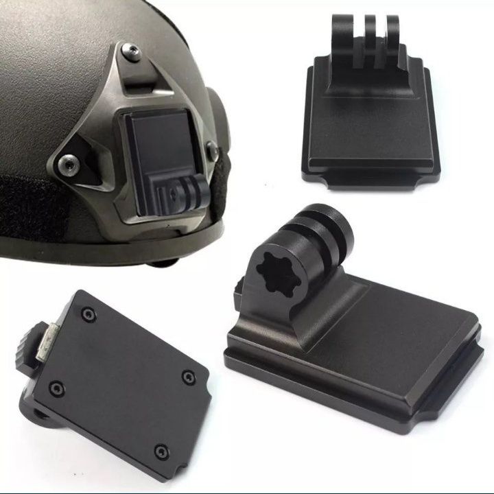 Крепление на шлем для екшн камеры гоу про GoPro NVG Mount,алюминиевое