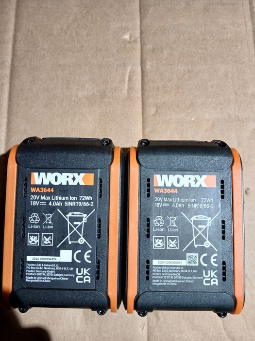 Akumulatory WORX 4.0ah PRO 20V