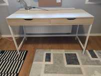 Alex Ikea biurko dąb bejcowany