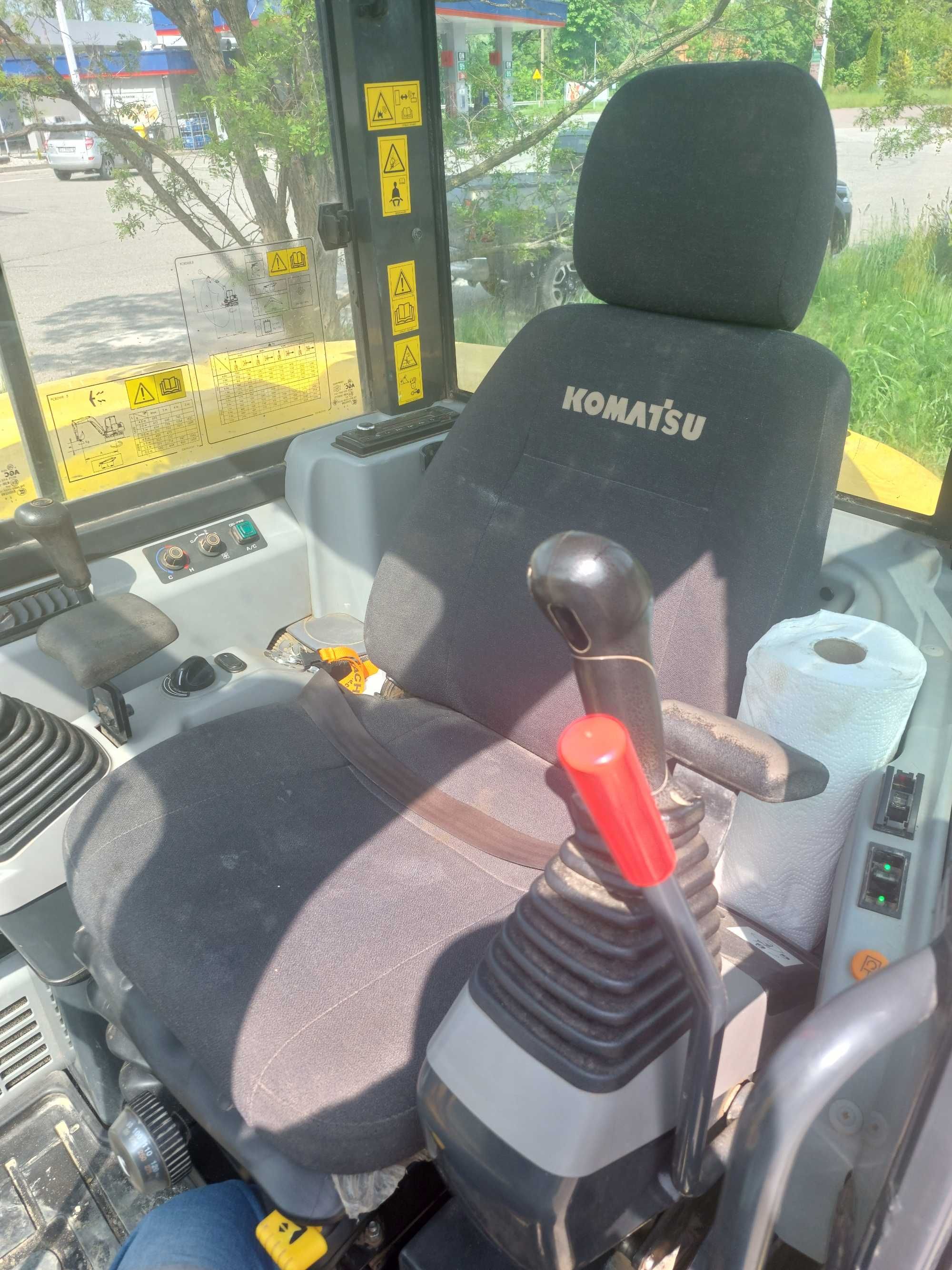 Koparka Komatsu PC80MR-5 8t, 2019r, zamiana na  wózek, 3 Ośka kiper