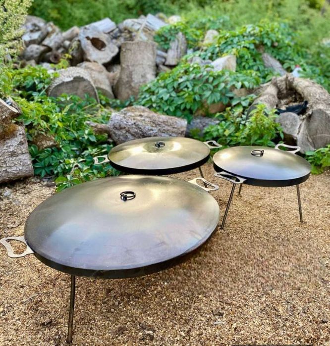 Сковорода із диска 40 50 і 60 см садж чохол гравіровка BBQ Супер ціна!