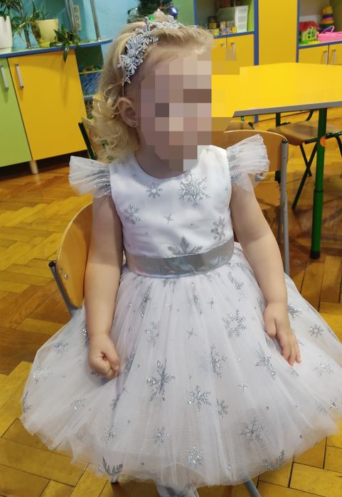 Сукня, ПРОКАТ плаття сніжинки,прокат