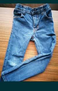 Spodnie, jeansy rurki, skinny dla dziewczynki rozmiar 116