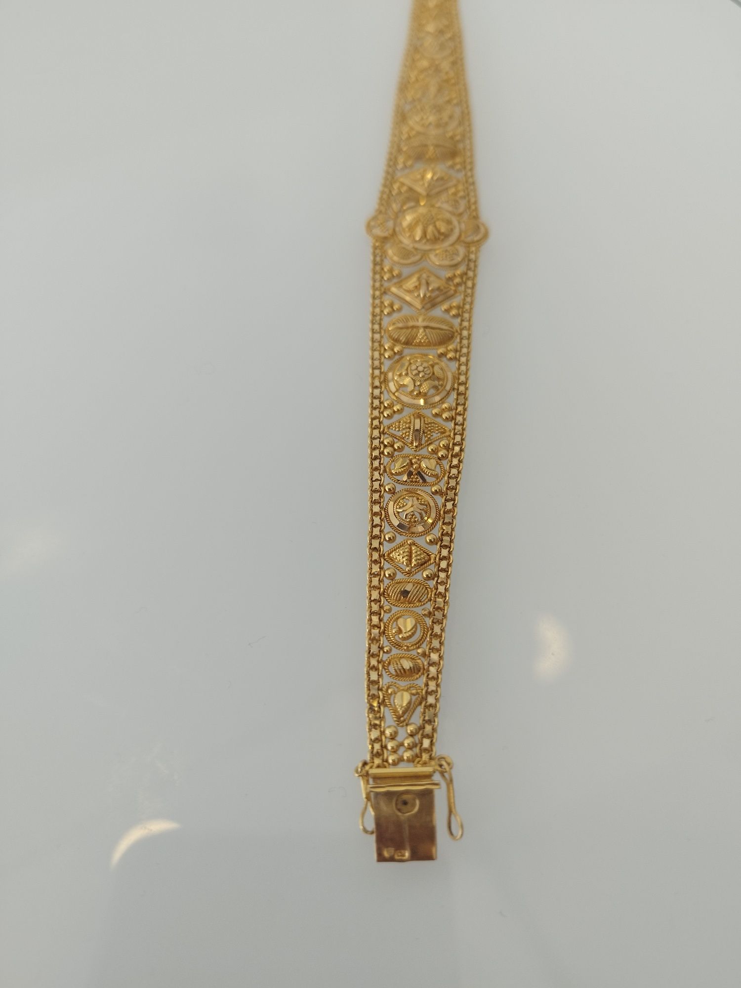 Pulseira em ouro de 19,2kt