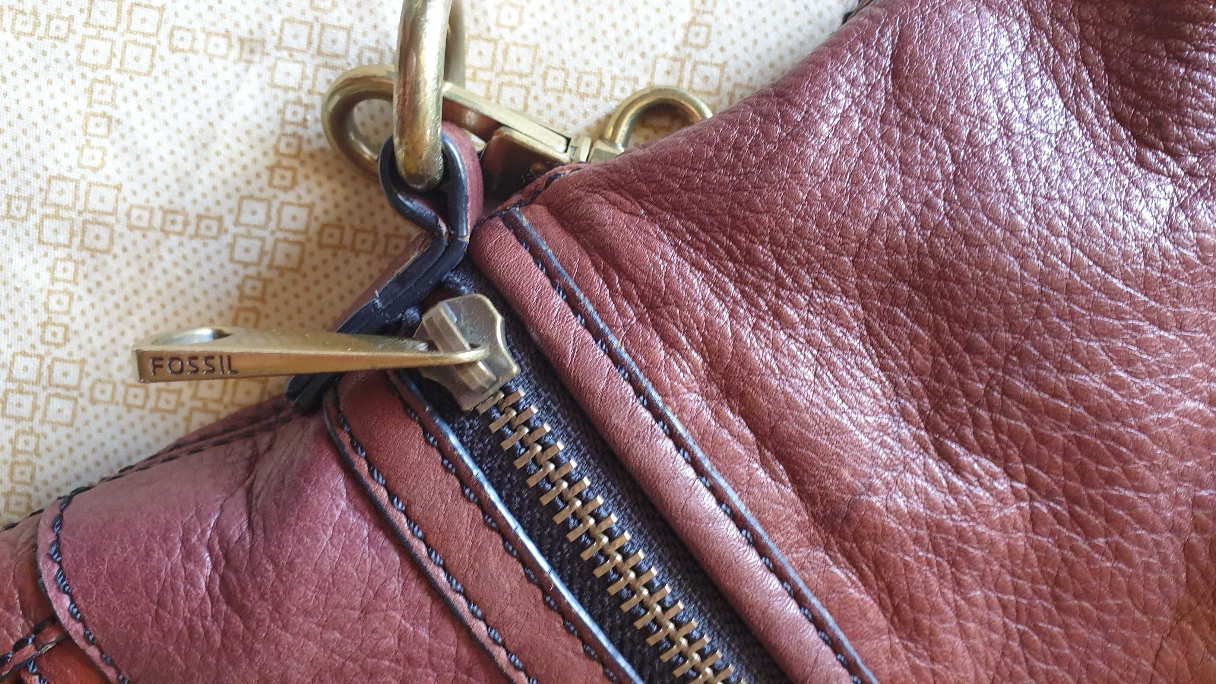 Кожаная сумка Fossil