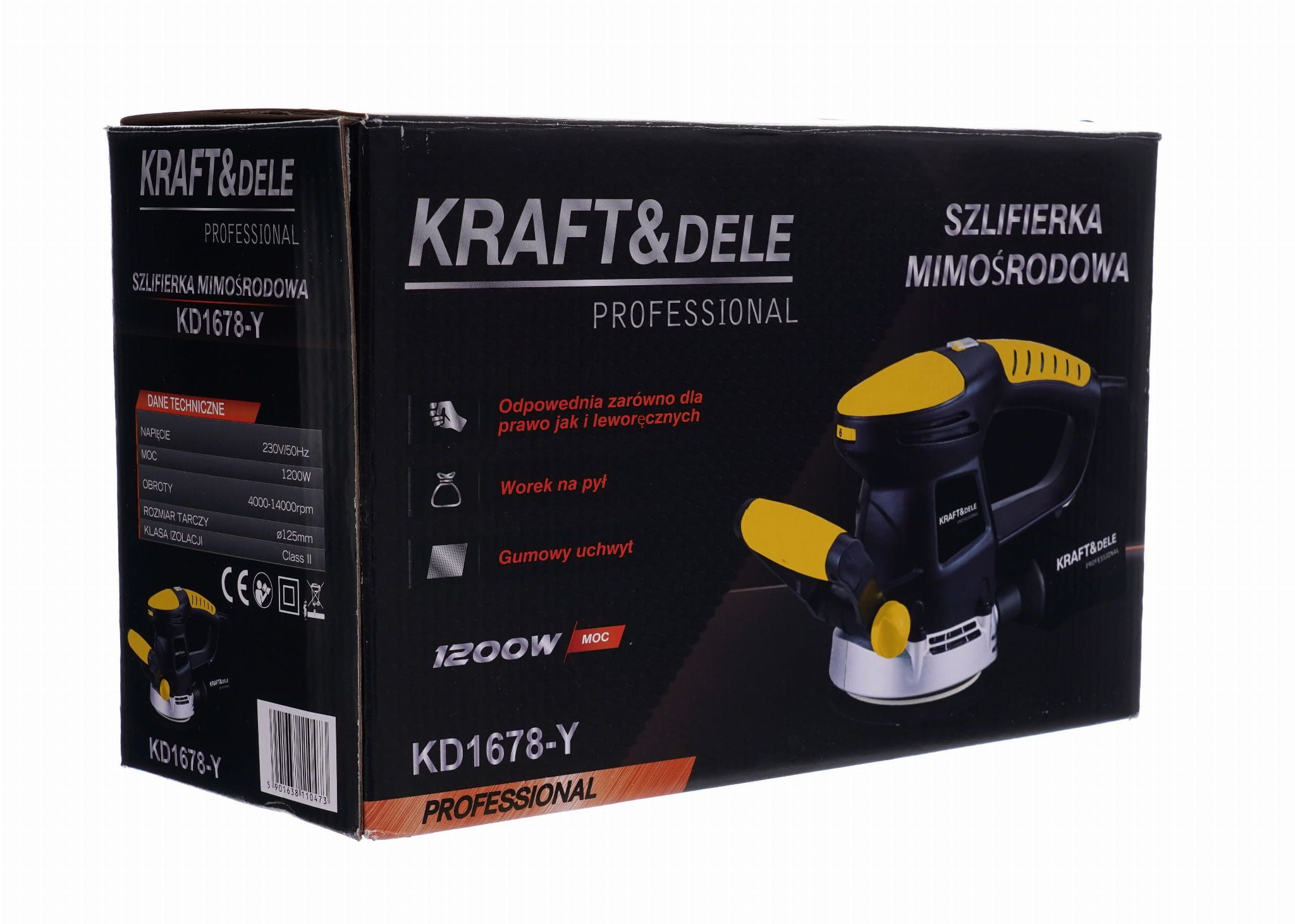 Szlifierka mimośrodowa 1200w KD1678-y