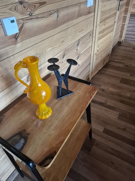 Wazon prl, piekna pomarańcza