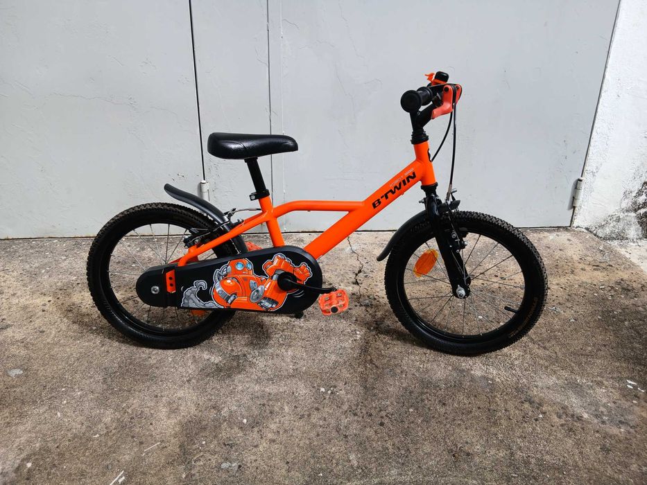Bicicleta 16 polegadas 4,5-6 anos  500 Robot B'TWIN