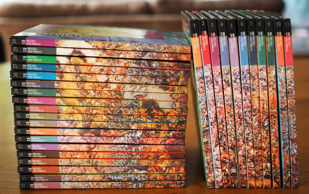 Multimedialna historia polski, komplet 30 książeczek z CD