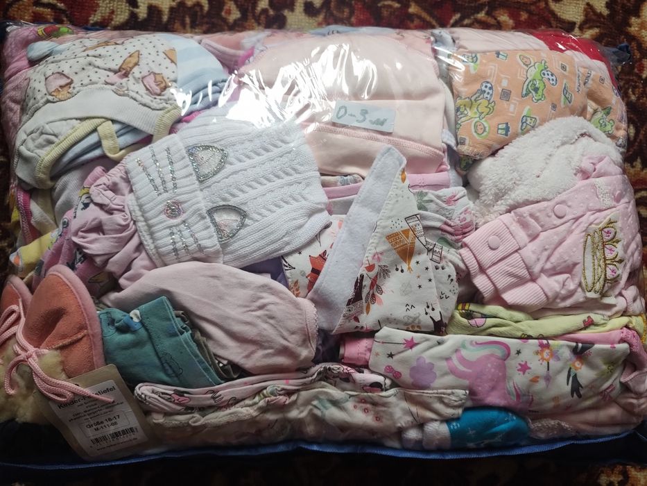 Пакет одягу 0-3 міс. (6 кг. одягу)