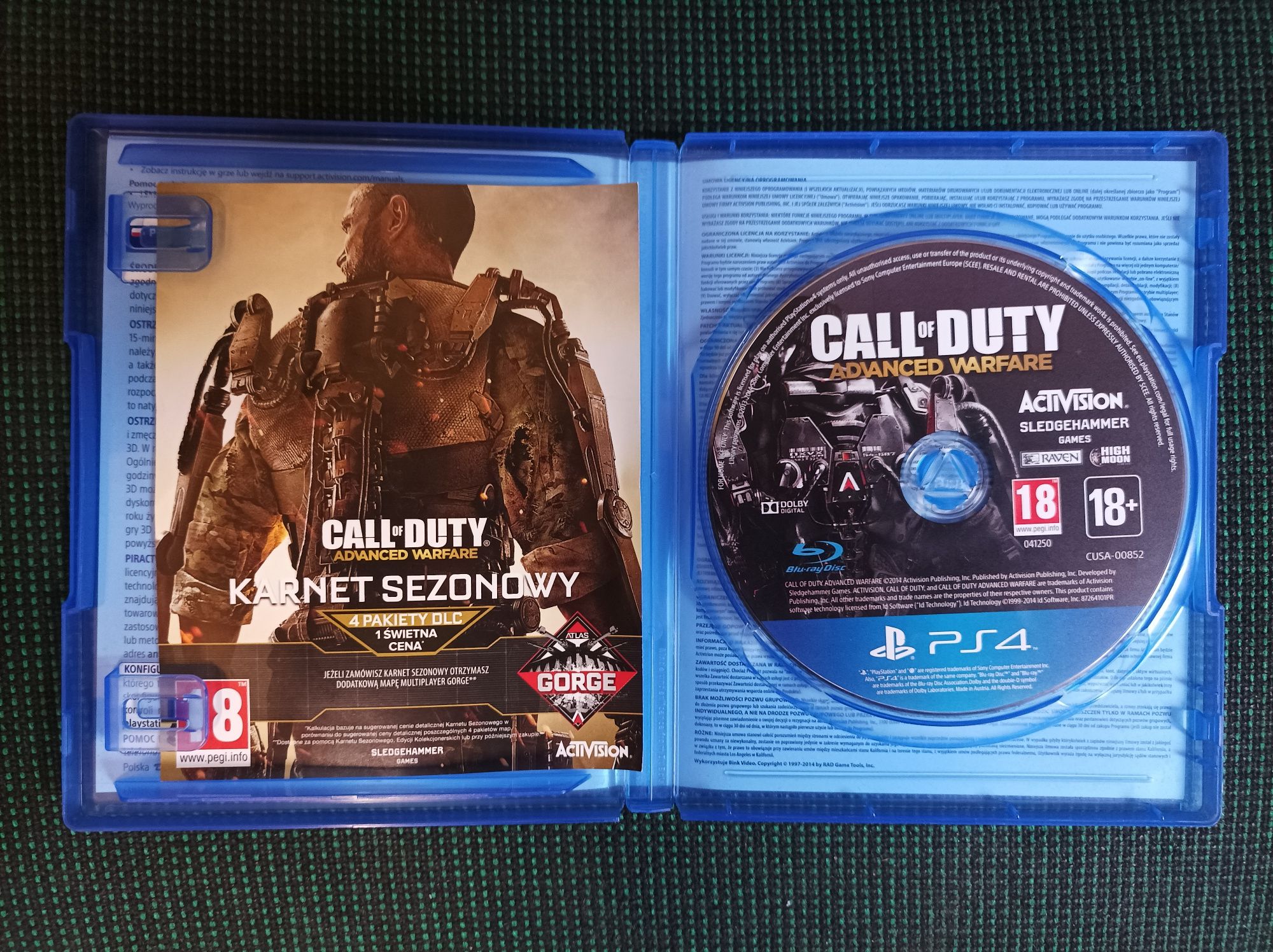 Gra call of duty advanced warfare ps4 pl ps5