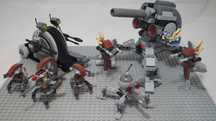 Lego Star Wars 7869 , 7488 , 75000 Droideka STAP Battle Droid