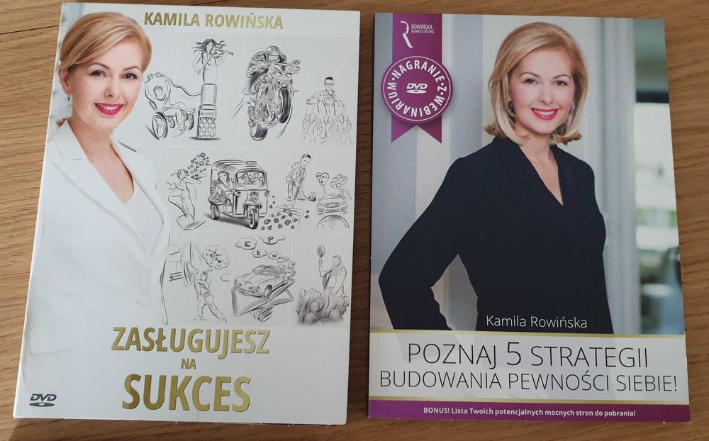 2 DVD Kamila Rowińska Zasługujesz na sukces