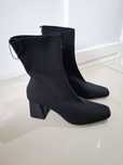 Buty czarne skarpetowe botki jesienne Nowe reserved 36