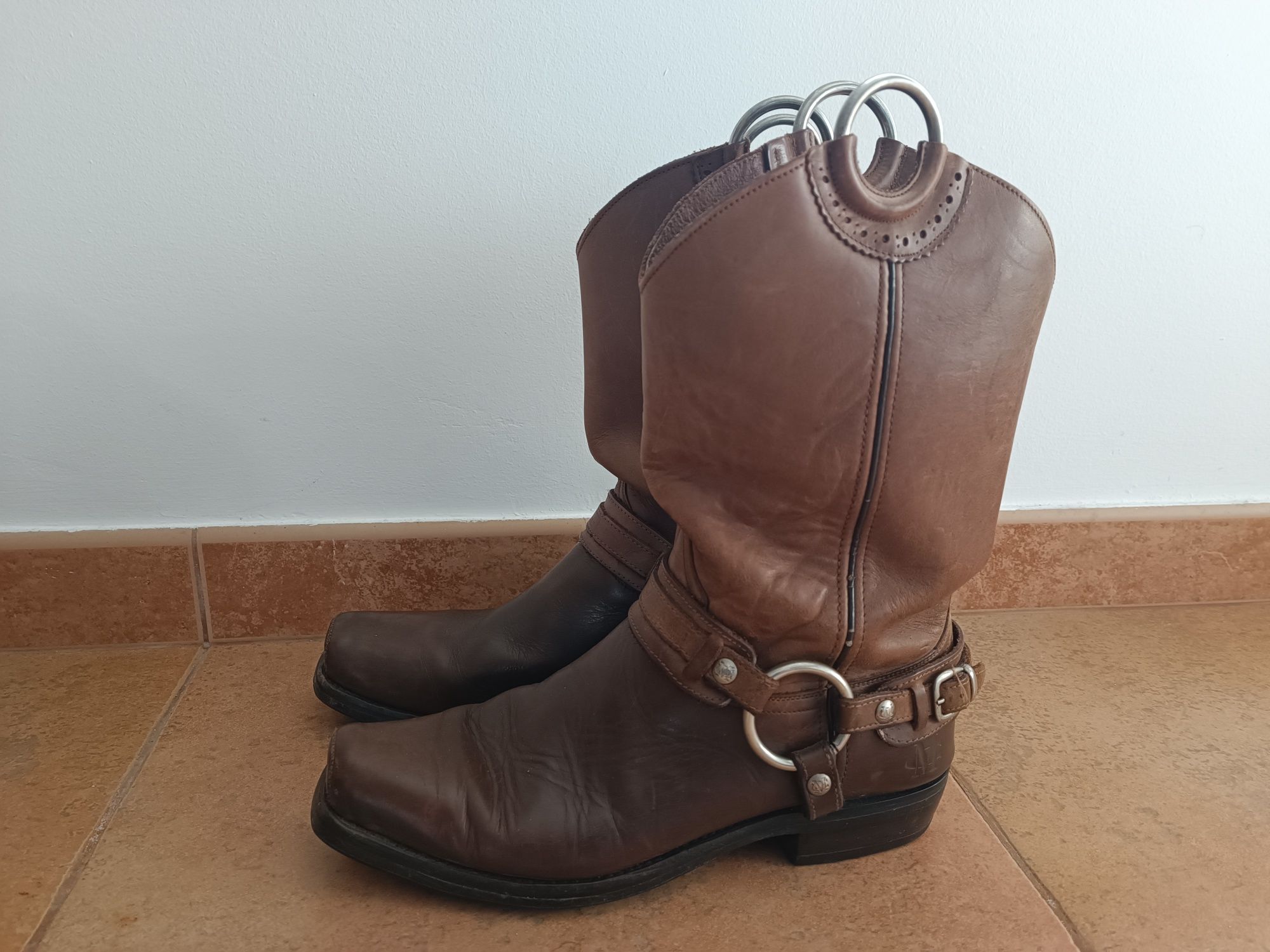 Botas em pele - Marlboro