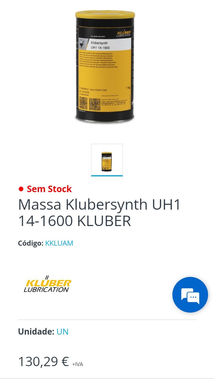 Lubrificação Kluber