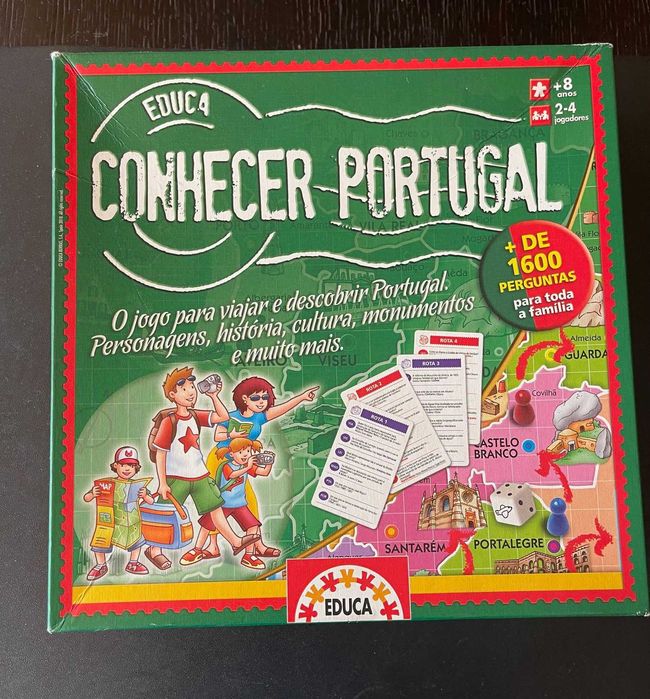 Jogo tabuleiro Conhecer Portugal +7anos