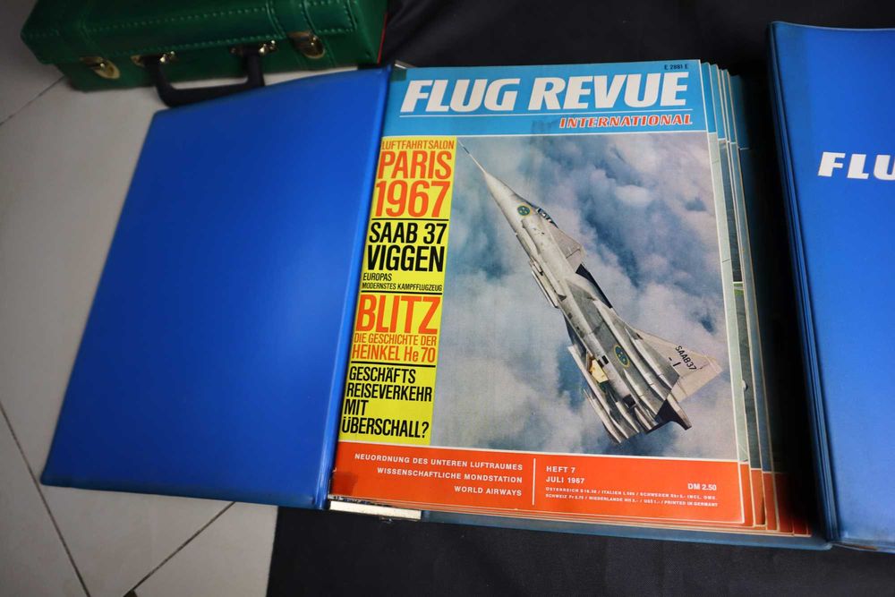FLUG REVUE gazety historia lotnictwa  3 tomy 1966/67 r b5/080950