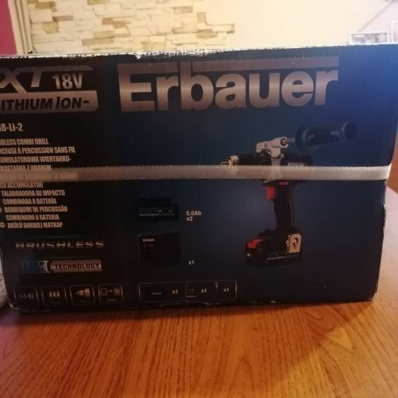 Wiertarko-wkrętarka Erbauer 18V (bez akumulatora)
