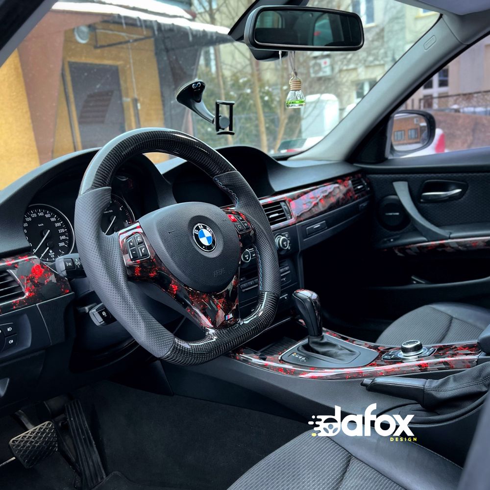 Dekory listwy BMW E91 E92 M3 E93 Carbon forged/twill osłona E87 E81
