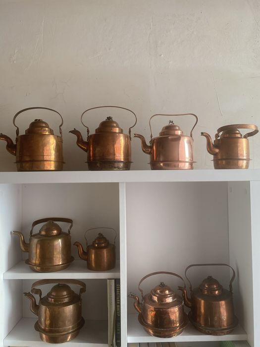 Чайник мідний /вінтаж / обєм 2.л /1,5л/1л /0,5л