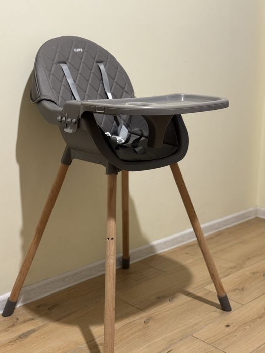 Стілець для годування El Camino ME 1111 Lumi Gray