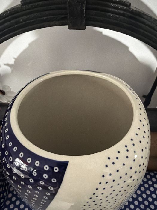 Wazon, gazur, ceramika bolesławiec