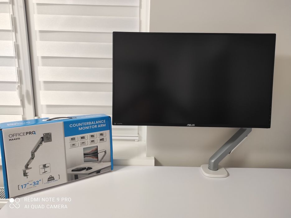 Настільне кріплення для монітора OfficePro MA421S 17-32" Silver