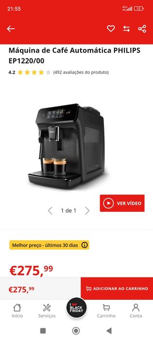 Máquina de café superautomática Philips EP 1220/00