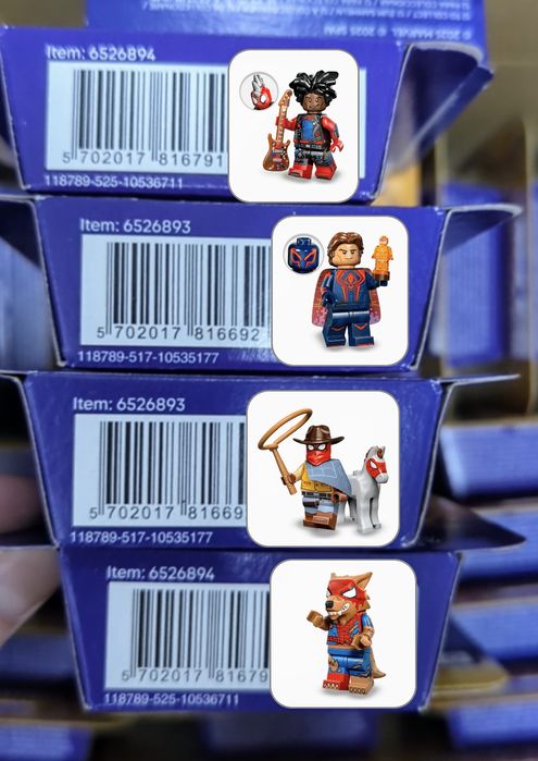 Лего Мініфігурки Спайдер Мен Вьорс Lego Spider Man Verse Across Minifi