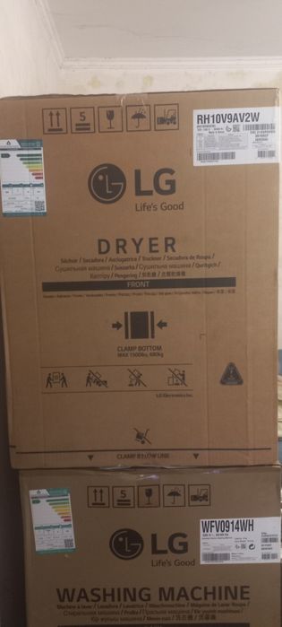 Сушильная машина LG-RH10V9AV2W