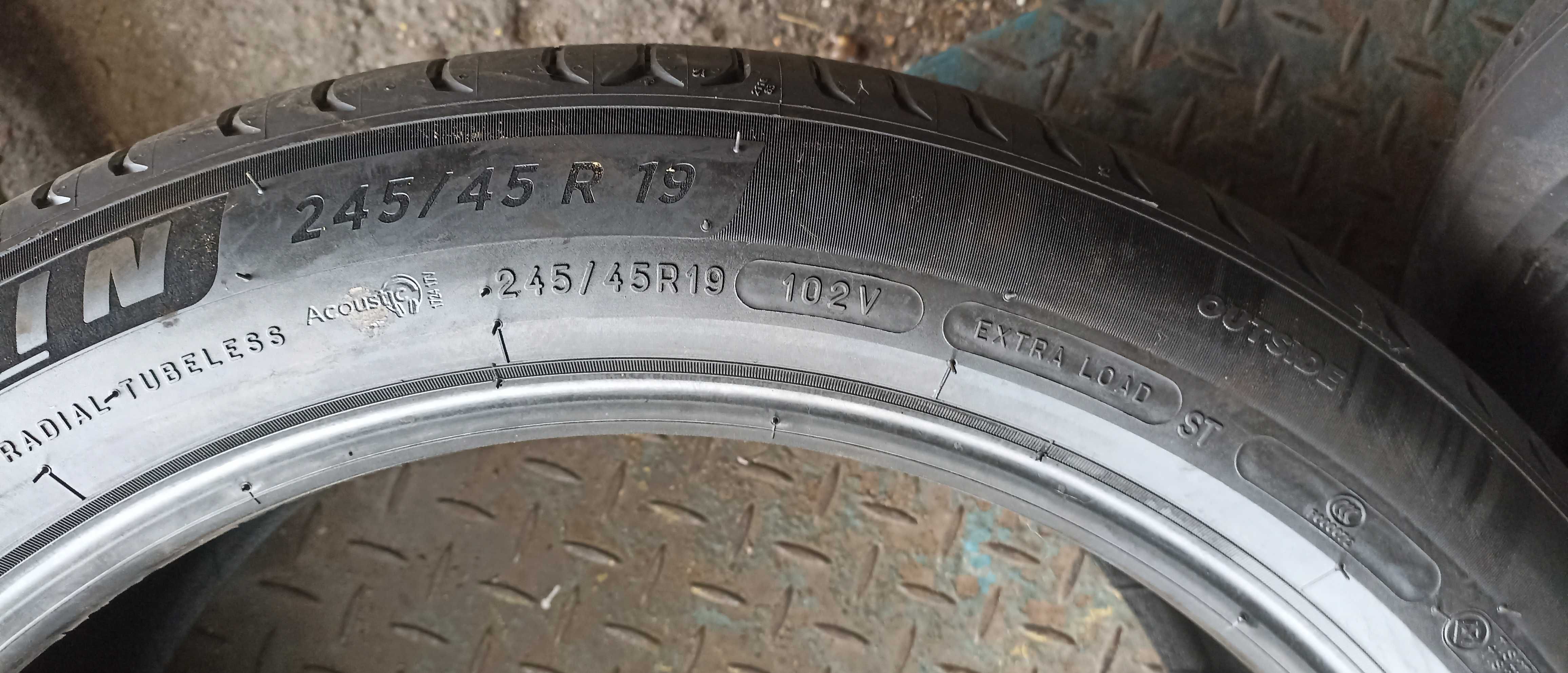 Opony 245/45/19 102V XL Michelin E primacy 2024r jak nowe 4szt
