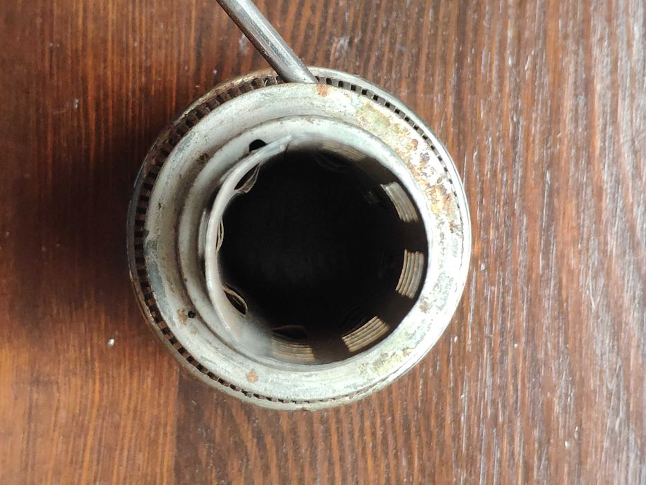 Bardzo rzadki palnik brenner tulejowy sygnowany "HS"