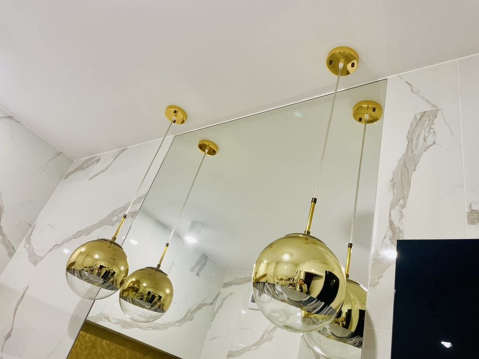Nowe złote lampy wiszące