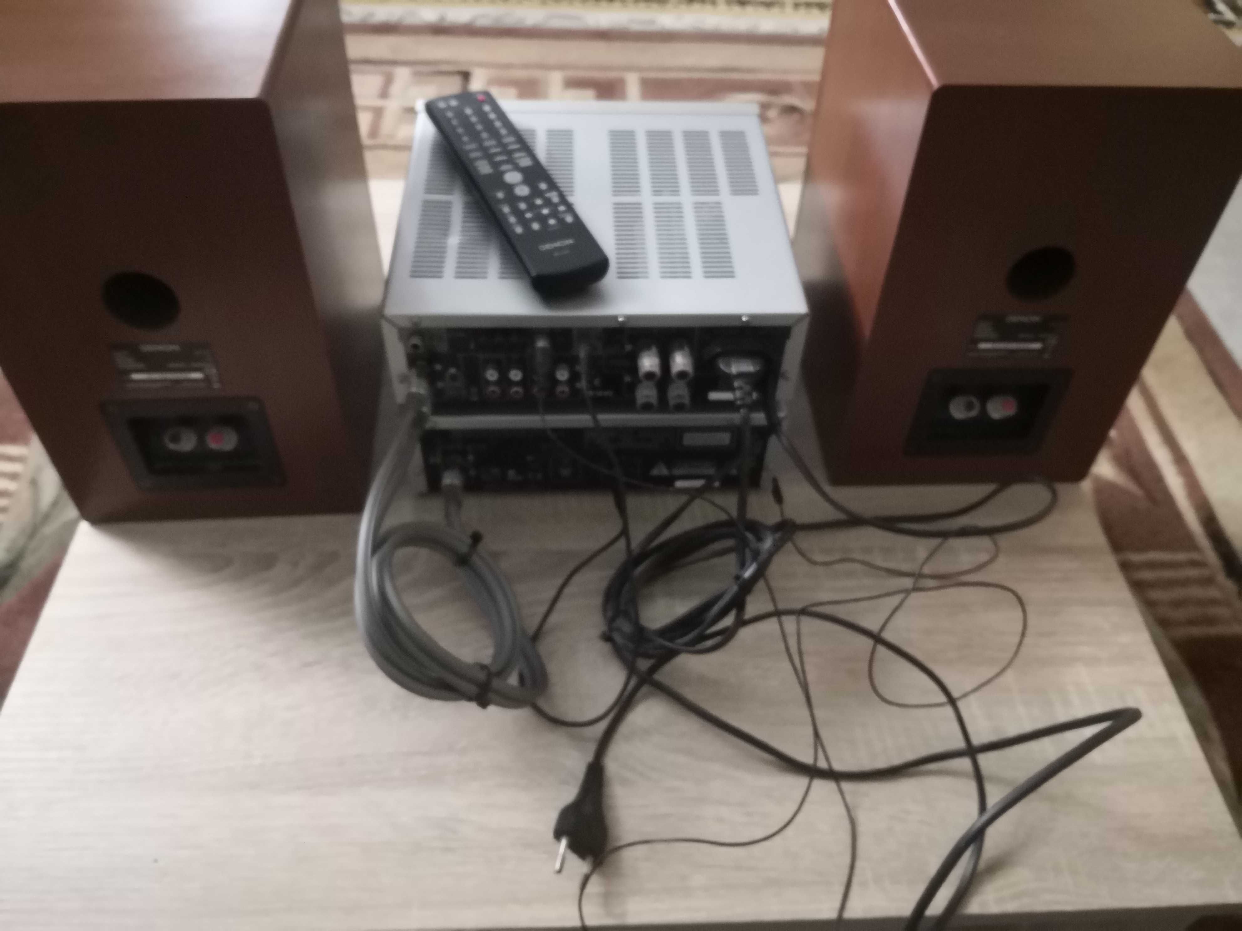 Amplituner Denon df 107 zestaw